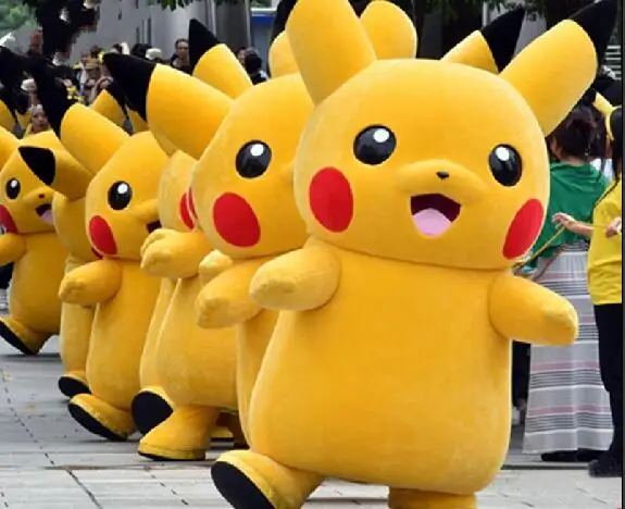 

Pikachu mascot costume Fancy Dress Outfit