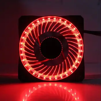 

Gdstime 10 Pcs 12cm 120mmx120mmx25mm 3Pin 4Pin Desktop PC Case DC Cooling Fan 12V 120mm x 25mm Red LED Lights 12025 LED Cooler