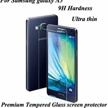 10 шт./лот для samsung galaxy a5 ультратонкая класса премиум закаленное Стекло Экран защитная пленка, A5 Экран защитный кожух, сумка из полипропилена