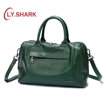 

LY.SHARK Women Genuine Leather Shoulder Bag Ladies Handbag Shoulder Handbags For Women Luxury Handbag Women Bag Brand Bag