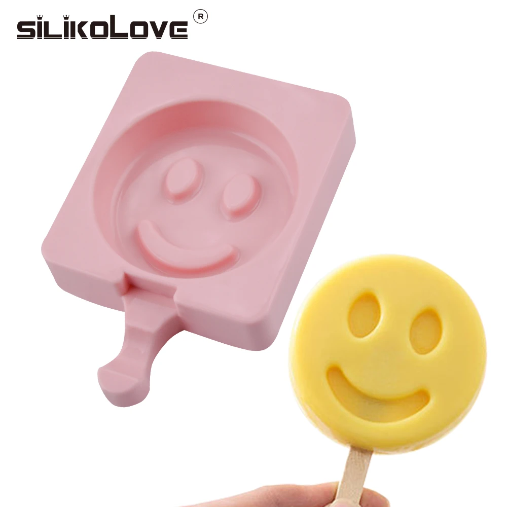 DIY Smile Face Shaped Pudding Jelly Silicone Tray Maker Mould Mold Costume S