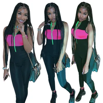 

Sexy Street Trendy Women's Pants Nightwear bodysuit black jumpsuit