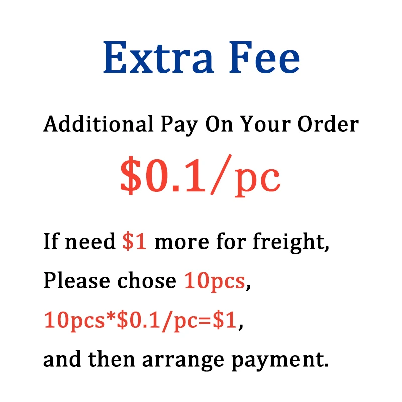 Extra Fee 0.1