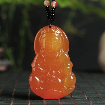 

New Arrival Natural Kwan-Yin Pendant Lucky Pendant