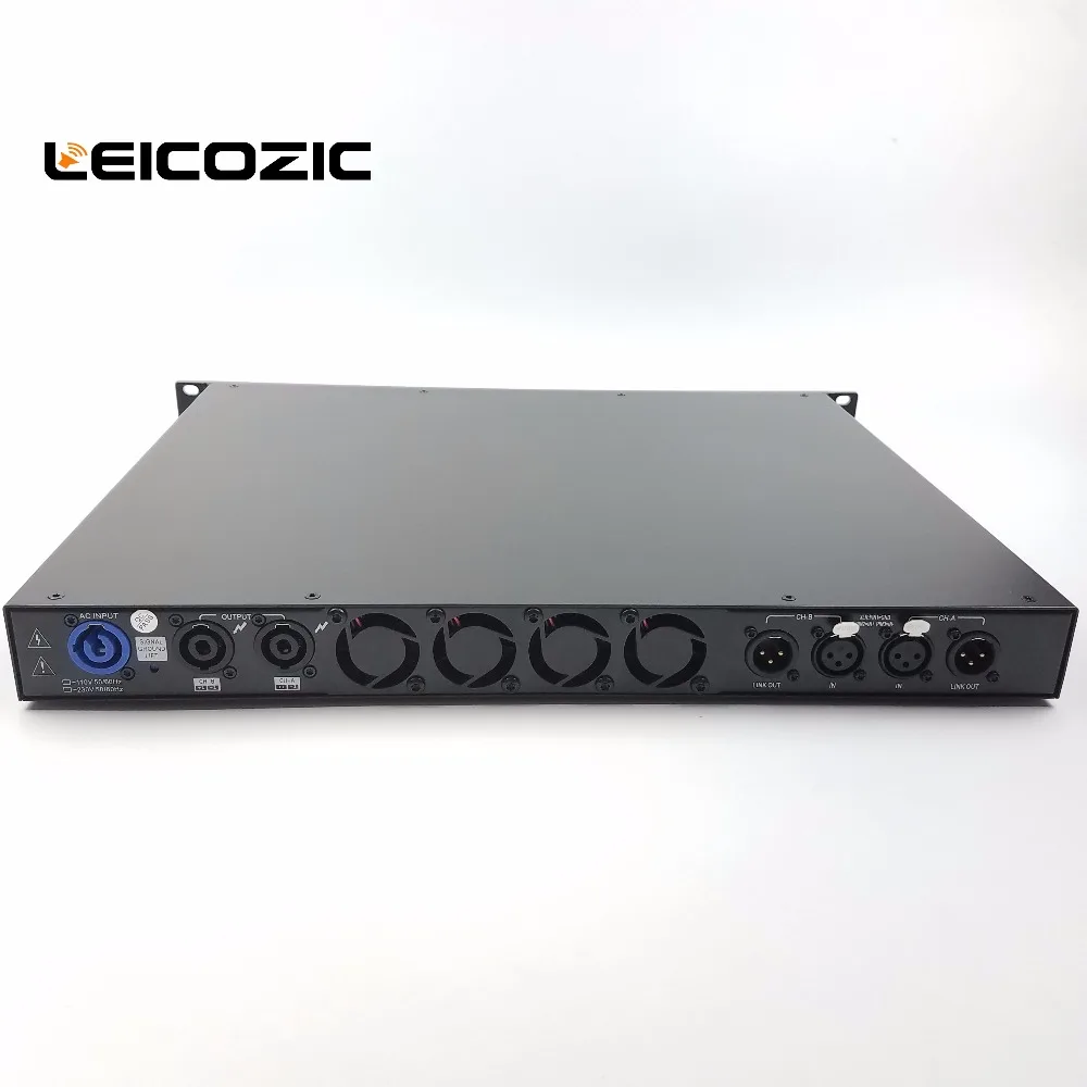 Leicozic DT2850 сценический усилитель мощности 1400 Вт x2 цифровой усилитель мощности усилитель высокой мощности класс d усилитель 1U стойка крепление Amp