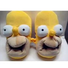IVI New Brand Winter The Simpson Slippers Indoor Cute Cartoon Slippers for Women Home Shoes for