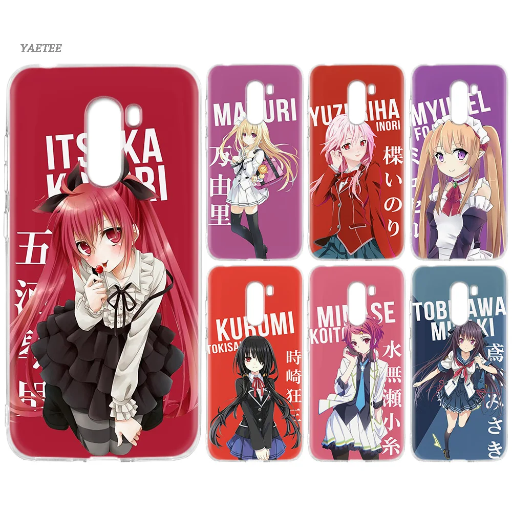 

Japanese anime Date A Live Movie Mayuri Soft TPU Case For Xiaomi Redmi Note 7 6 Pro 5 4 4X Xiomi Mi F1 S2 A2 8 Lite 9 Cover