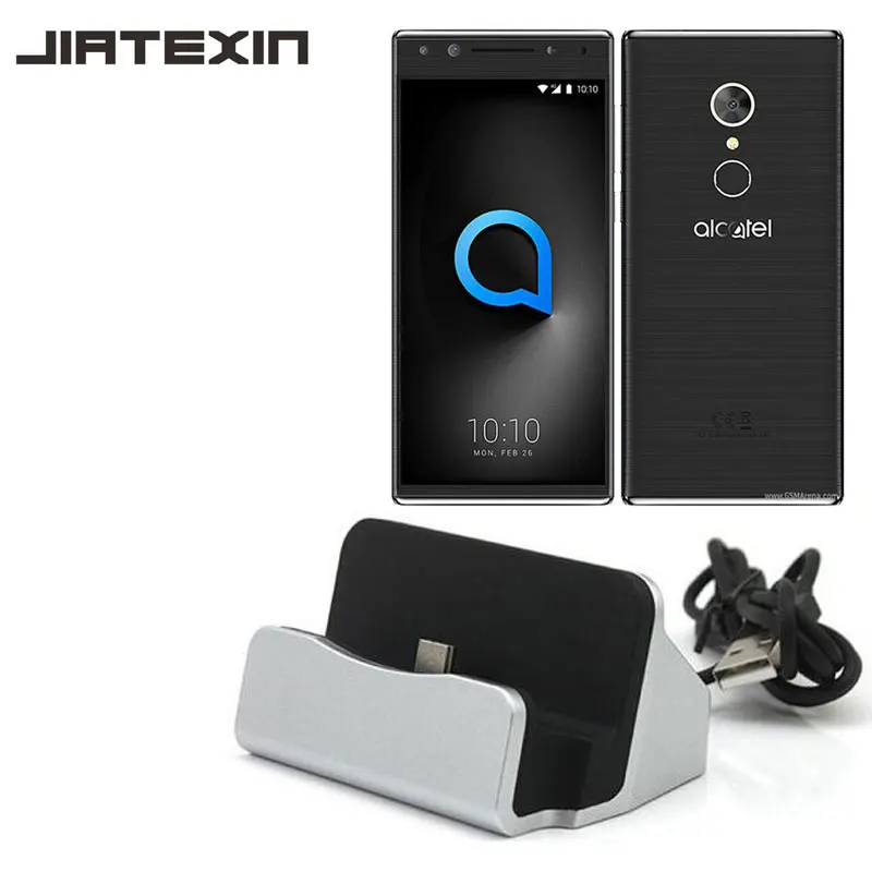 JIATEXIN настольная док-станция для синхронизации данных Type-C USB кабель Alcatel 7 зарядная