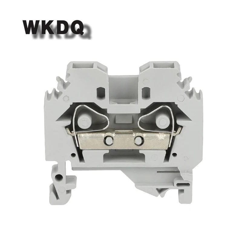 

10pcs 282-101 Equivalent to WAGO Din Rail Wiring Universal Spring Clamp Terminal Block 2-Condutor Connectors 32A Connector