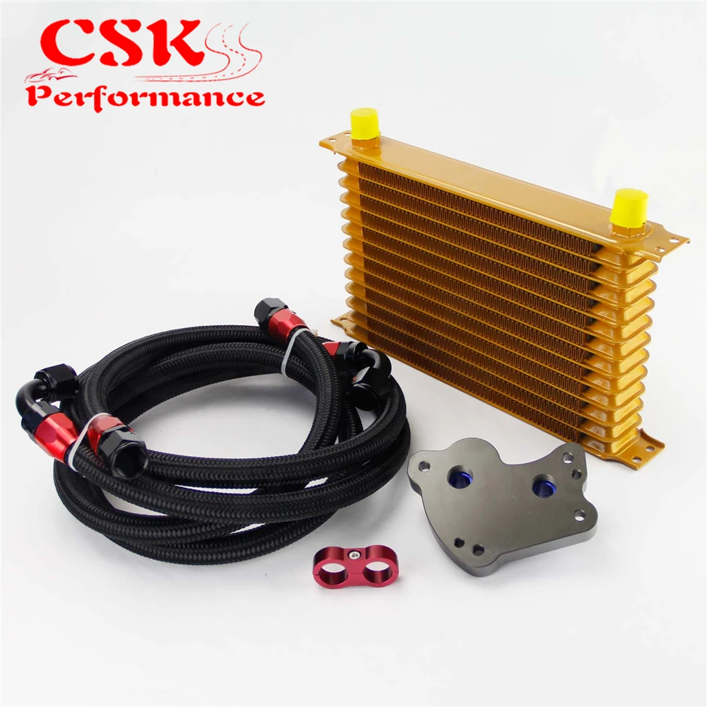 Комплект масляного радиатора AN10 Trust 13 рядов 262 мм подходит для BMW Mini Cooper R53 Supercharger