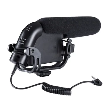 

Interview Microphone Condenser Video Recording Microphone for Camera Portable