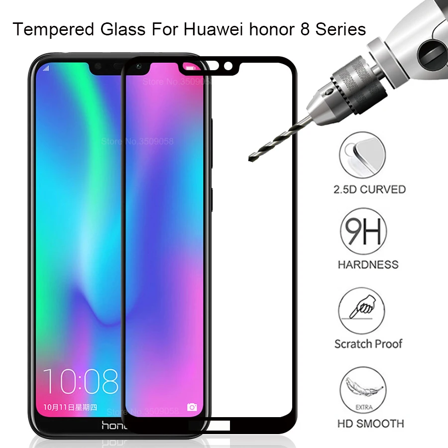 

glass honor 8a tempered glass screen protector for huawei honor 8a pro 8s 8c 8x 8 lite protective glas honer 8lite light film