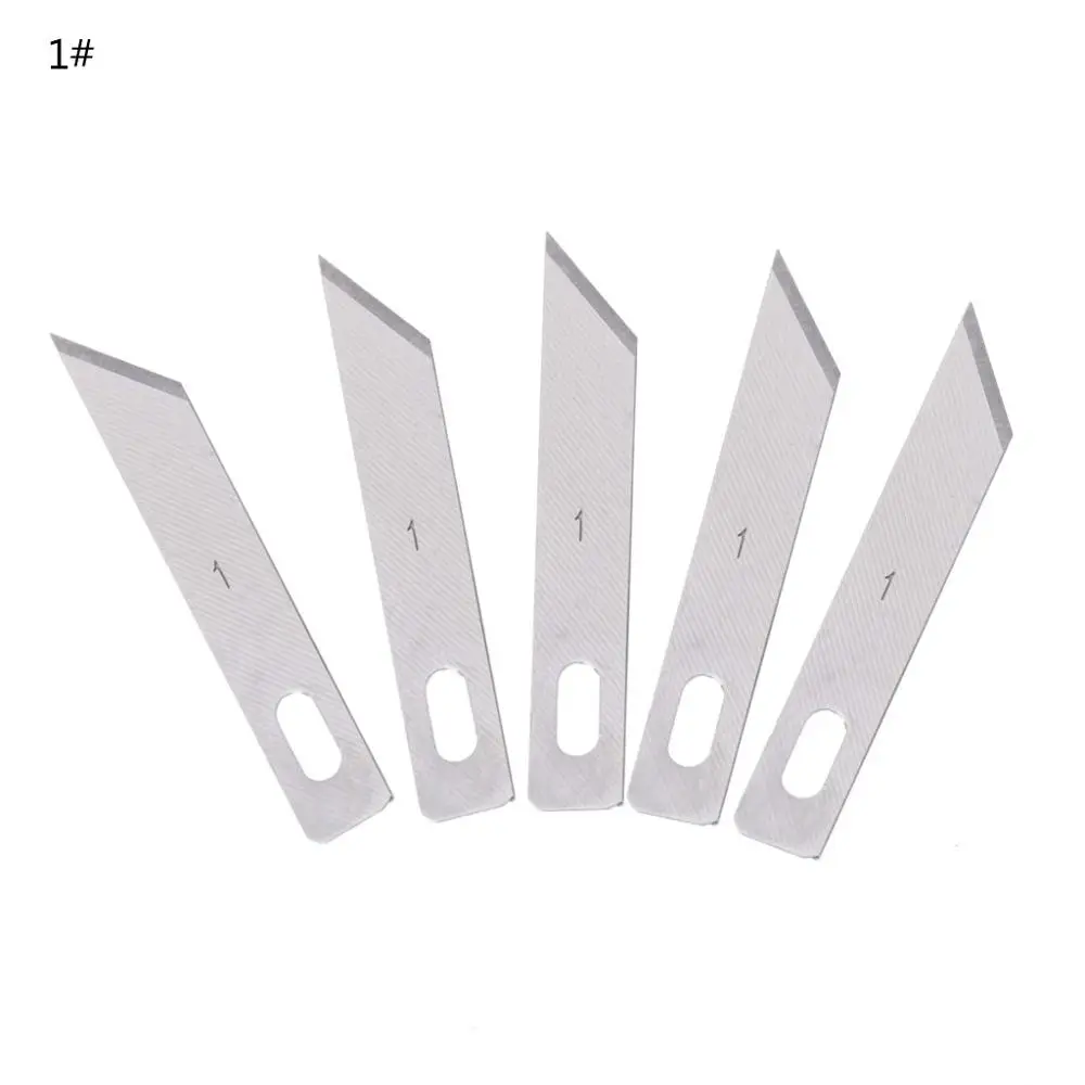 5 шт хирургический Скальпель для ремонта телефона многофункциональный нож для резки бумаги Запасное лезвие - Цвет: item No. 1