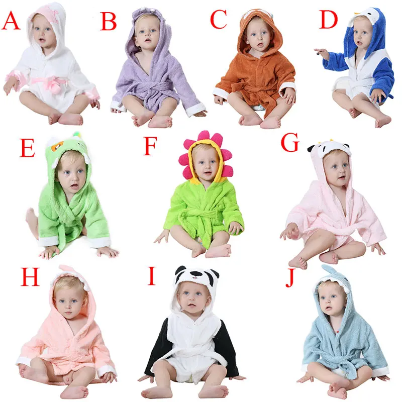 Child Cartoon Bathrobes Bathing Towel Bathrobes High Quality Cartoon