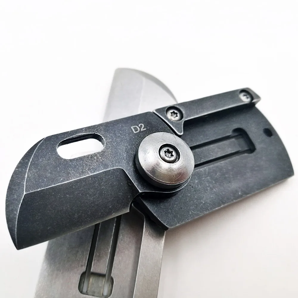 Купить JSSQ Dog Tag Ножи D2 лезвие Сталь ручка шарик подшипника тактического выживания карман полевые ножи для кемпинга охотничий нож ИНСТРУМЕНТЫ EDC