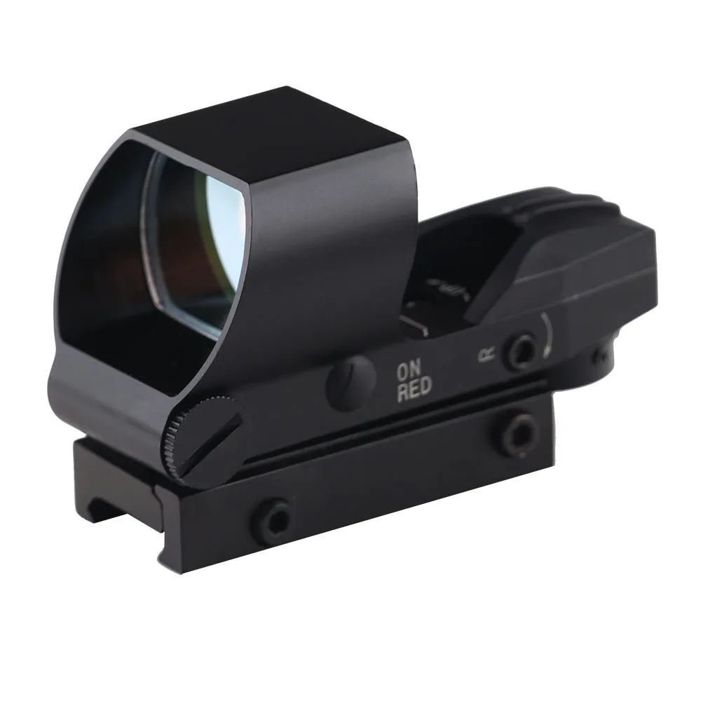 BIJIA Red dot 20 мм рельсовый прицел охотничья Оптика Тактический голографный рефлекс 4