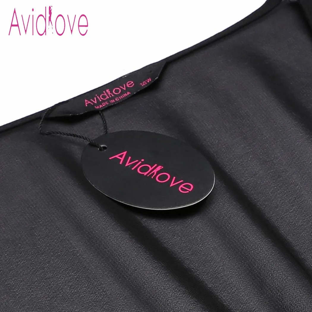 Avidlove размера плюс прозрачный кружевной халат для женщин Babydoll нижнее белье сексуальные эротические сексуальные костюмы кимоно халат