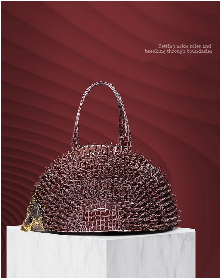 Модная трендовая Сумочка, Новая креативная сумочка "Ежик" эксклюзивная Индивидуальная сумка. Роскошные сумки женские дизайнерские сумки