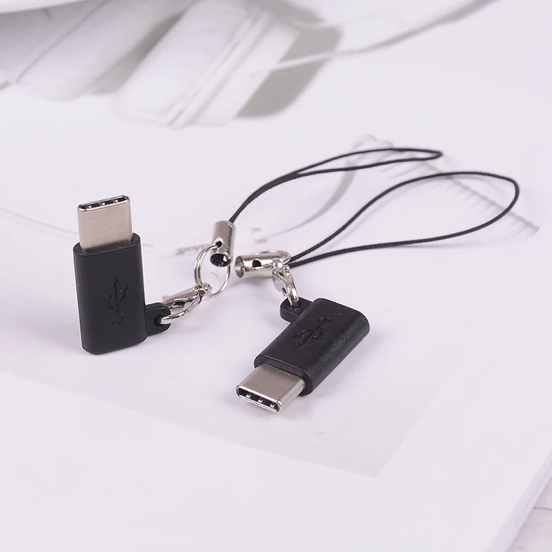 2 шт. Micro USB Женский к type C 3,1 штепсельный кабельный переходник зарядка и синхронизация данных USB конвертер для samsung S8/LG G5 G6