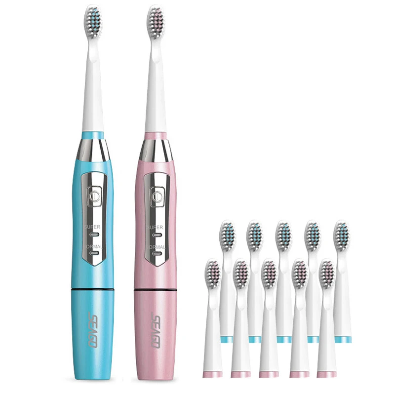 Семейная пара набор Seago Sonic электрическая зубная щетка Professional TeethBrush 5 сменных