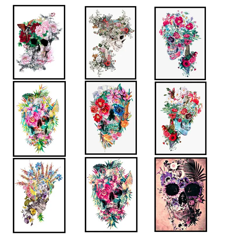 

5D DIY Diamond Cross Stitch Cartoon Flower Head Diamond Embroidery Full Round Diamond Home Decor