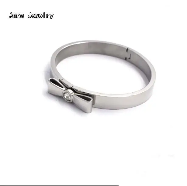 Us 9 88 New Elegant Designer Bow Bracelet White Gold Color Material With Charm Clear Stone Setting Women Favorite Cuff In Us 9 88 New Elegant Designer Bow Bracelet White Gold Color Material With Charm Clear Stone Setting Women Favorite Cuff In