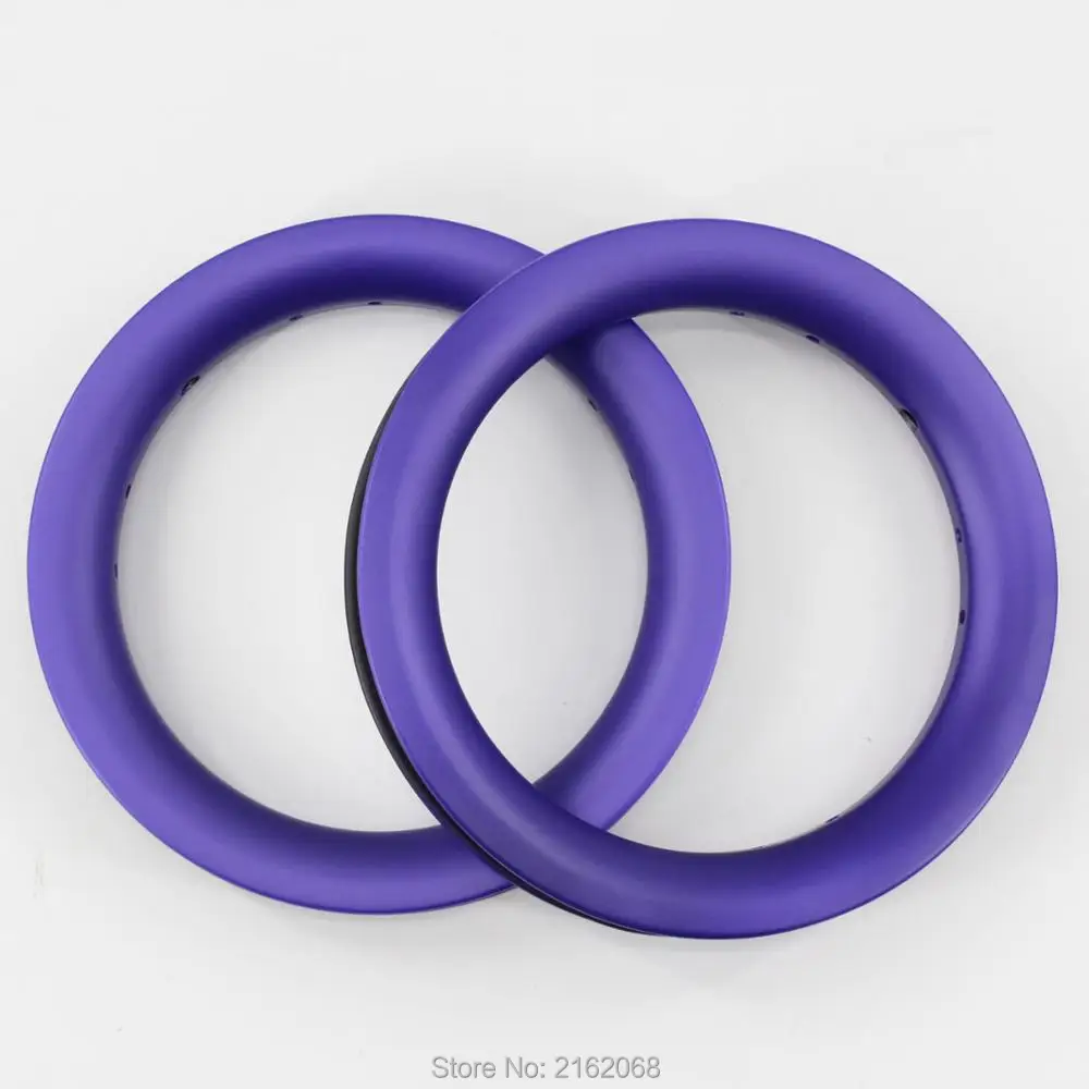 purple bike wheels