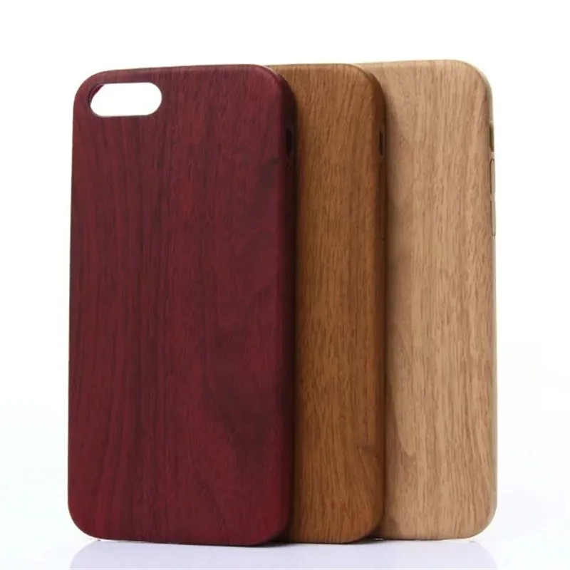 Slim TPU soft wood Grain Texture Phone Case For Apple iphone 5 5S SE