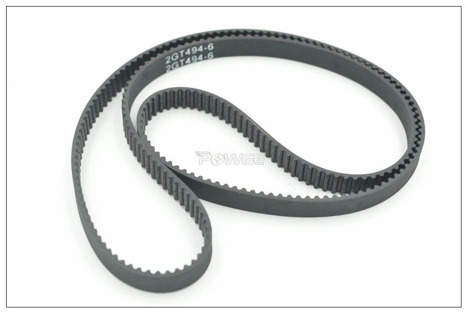 POWGE 494 500 520 524 528 2GT зубчатый ремень W = 3/6/9 мм T 247/250/260/262/264 GT2 замкнутому циклу