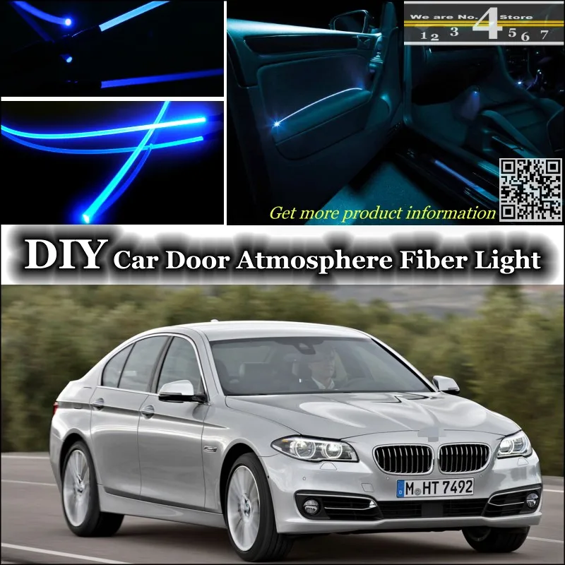 Для BMW 5 M5 E28 E34 E39 E60 E61 интерьерный окружающий свет атмосфера волоконно оптический