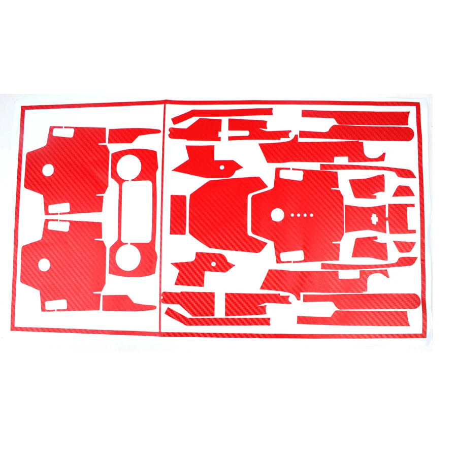 Водонепроницаемый Дрон декоративные наклейки Наклейка Чехол-обложка с эффектом кожи для DJI Mavic Pro() красный