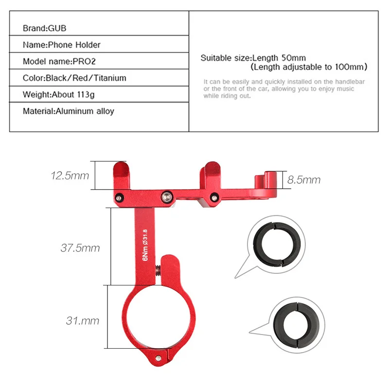 GUB, универсальный держатель для телефона на велосипед, 3," до 7,15", держатель для смартфона, gps, MTB, велосипедная поддержка для Iphone 7, 8, XS, huawei