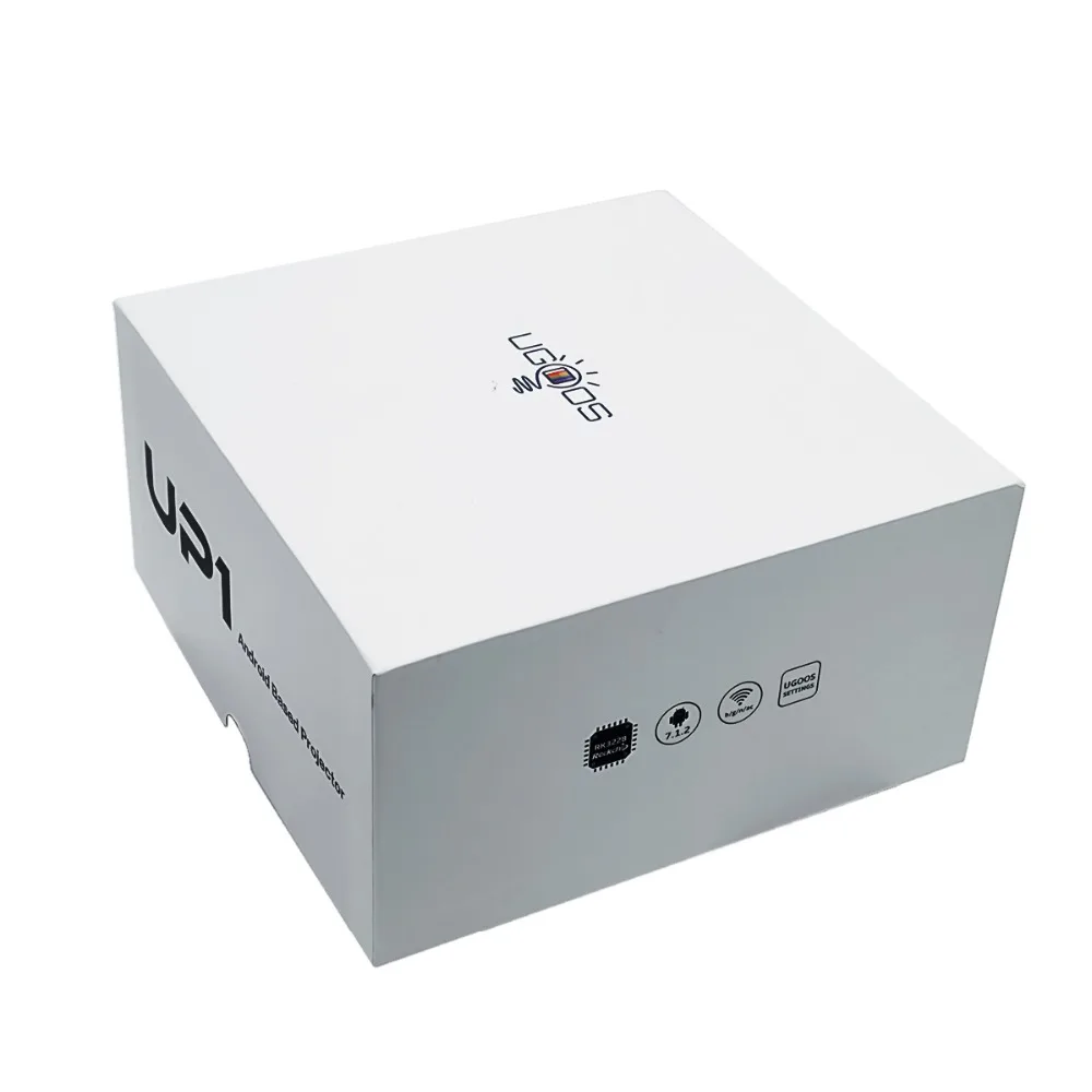 Портативный мини DLP проектор D13 с интеллектуальной сенсорной панелью Android 7 1 Wi Fi