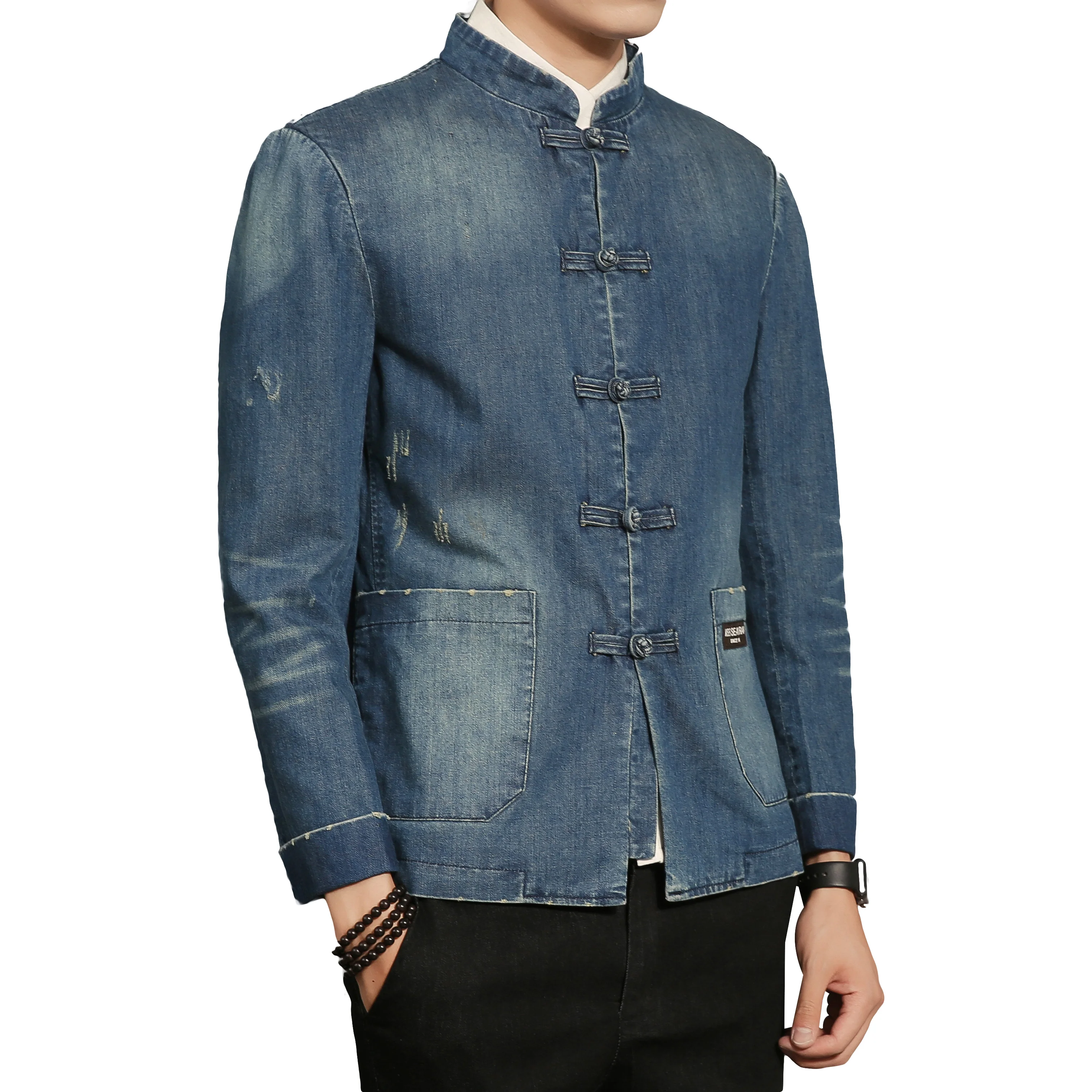 Denim Jacket font b men b font 2017 sportswear Outdoors Casual fashion font b Jeans b