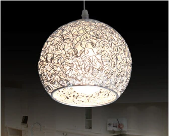 

modern individuality Dia 19cm 8 colors 1/3/8 heads hand made aluminum wire ball led e27 pendant light dining room bar lamp1561