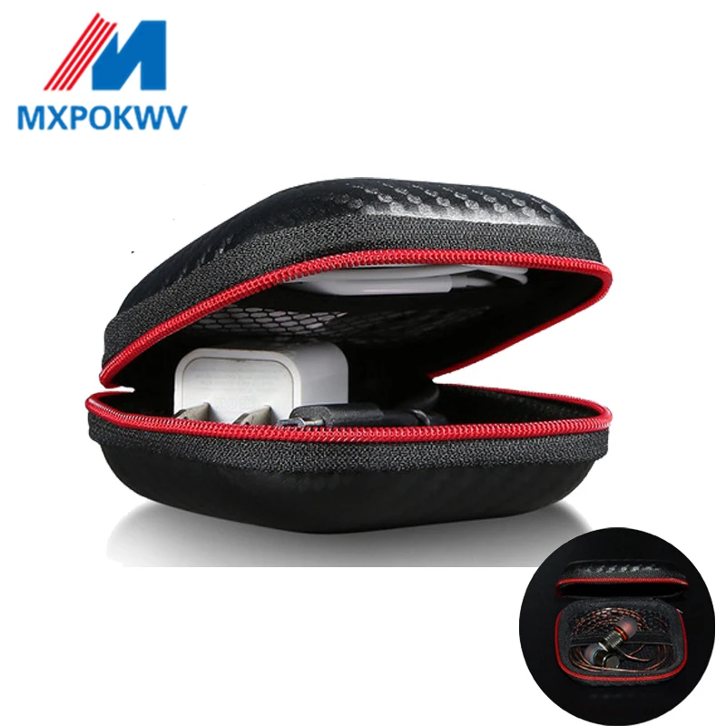 

Portable Mini Earphone Case Box Hard EVA Headphone Storage Bag For Airpods Earpod Earbud Wireless Bluetooth Earphone Accessories