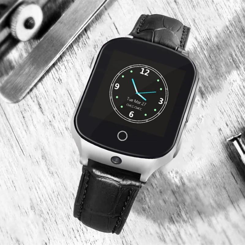 

Elderly Children Tracker watch A19 3G GPS LBS WIFI Call location device SOS Camera Bluetooth Steps counting Kids smart watch A19