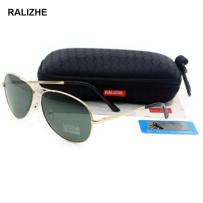 RALIZHE 2019 брендовые HD поляризованные солнцезащитные очки винтажные мужские