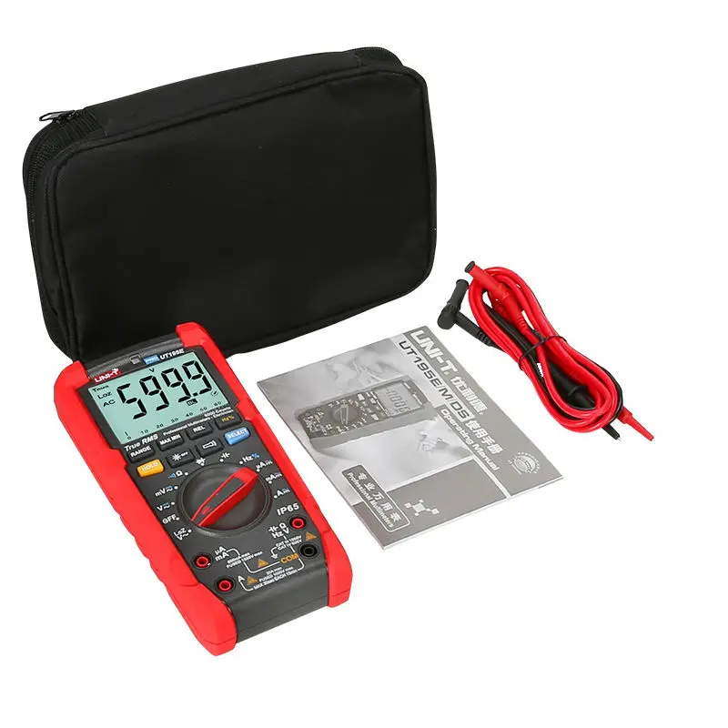 

UNI-T UT195E Industrial Waterproof multimeter IP65 True RMS Flashlight Digital Multimeter LoZ Voltage Measurement DC/AC 20A