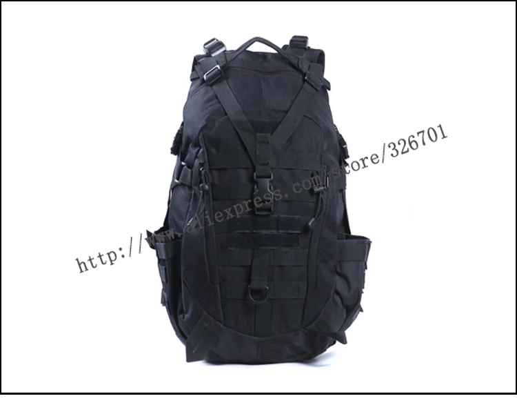 35L-40L водонепроницаемый Molle рюкзак военный 3P тактика рюкзак штурмовая нейлоновая дорожная сумка для мужчин и женщин M108 - Цвет: Black