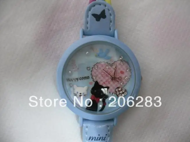 HC951A модные оригинальные мини часы 3D cat watch DIY женские 1 шт. + бесплатная доставка|watch