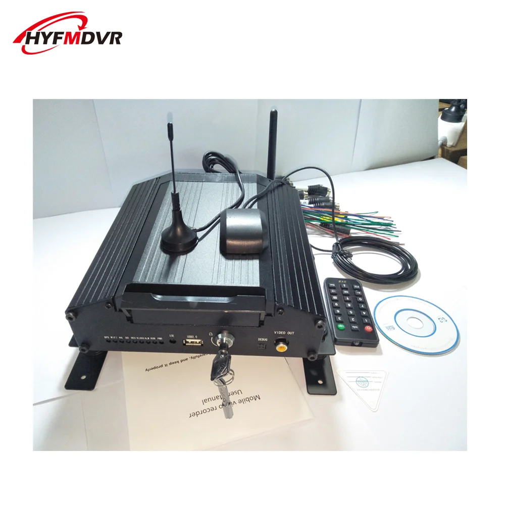

3G WiFi mdvr remote positioning network monitoring host GPS mobile DVR 8 way HD coaxial on-board video recorder direct sales