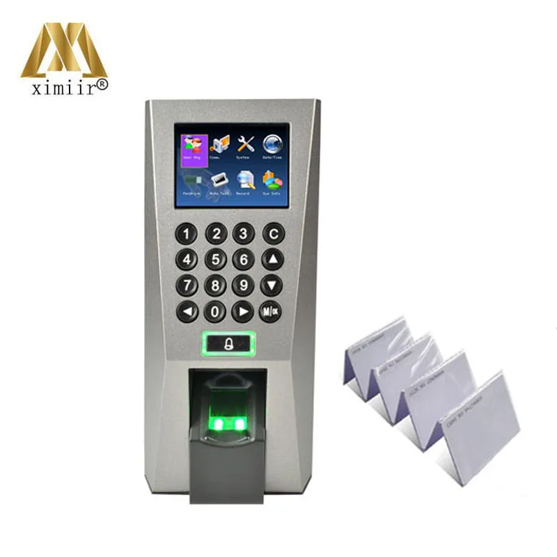 

Biometric Linux System Fingerprint Access Control And Time Attendance F18 Fingerprint Door Entry System With RFID Card Reader