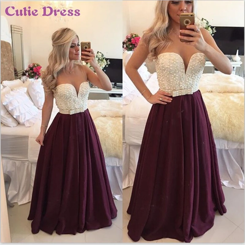 Vestidos de perlas largos Vestidos noche Sweetheart Backless atractivo Vestidos de fiesta Formal mujeres Vestidos noche Made In China|dress swan|dresses gowngown evening dress - AliExpress