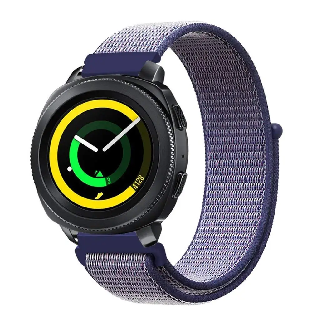 Нейлоновая тканая группа часов 20 мм 22 мм ремешок для часов Amazfit Pace Stratos Pace 2 для samsung gear sport S2 S3 Frontier Classic