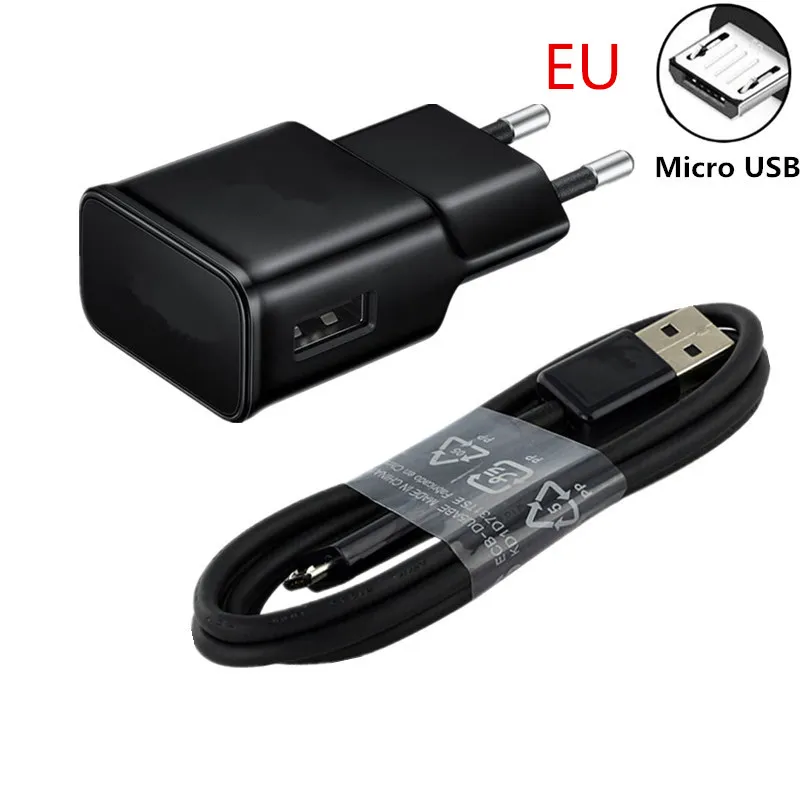 Адаптер зарядное устройство 5v 2a eu настенный micro usb кабель Зарядка адаптер питания для huawei Y7 honor 8x 7x y6 prime y5 смартфон