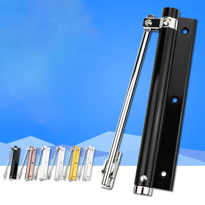 

Automatic Spring Latch Hinge For Home Office Fire Rated Door Adjustable Door Closer Stainless Steel Furniture Hardware