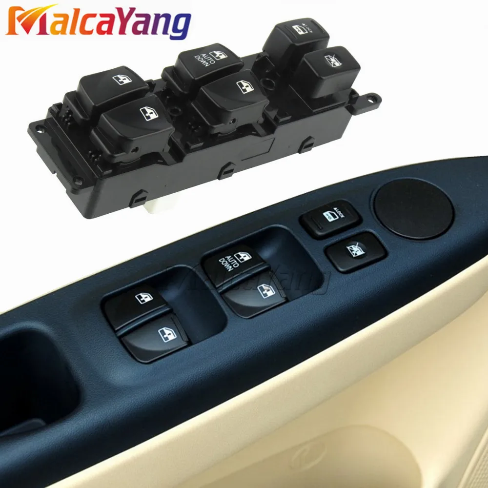 

With "DOWN" 93570-1E110 93580-1E000 Master Power Control Window Switch For Hyundai Accent 2007-2008 935701E110