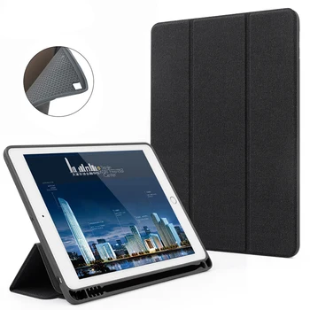 

Case For Apple iPad Air 2 1 9.7 inch Cover With Pencil Holder Smart Magnetic Silicone Case For iPad Air 3 10.5 2019 Funda Capa
