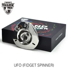 8-9 Minutes Rotation UFO Fidget Hand Spinner Metal Finger Stress Relief Spinning Tops Toys